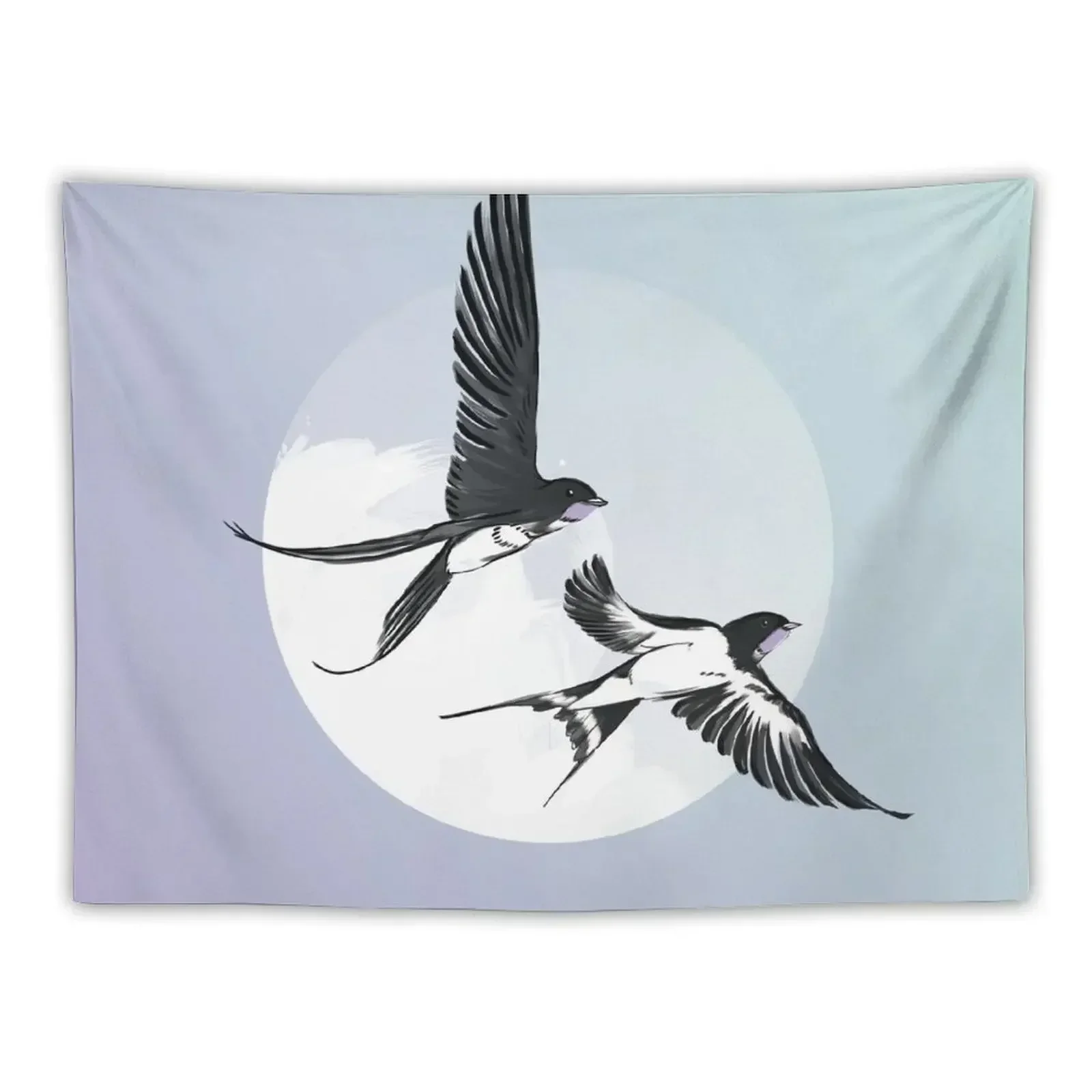 Swallows Return Tapestry Decor For Bedroom Room Decor For Girls Custom For Bedroom Tapestry