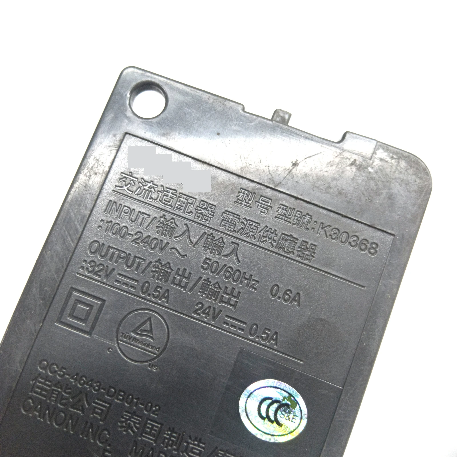 

TS6240 TS6350 TS6380 TS6370 TS6230 TS6420 TS6251 TS6280 TS6340 TS6320 Адаптер питания K30368 QM7-4922 Подходит для Canon PIXMA