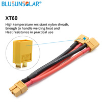 10cm XT60 XT90 T Plug Parallel Connector Male/Female Cable Dual Extension Y Splitter 2/3Way 12AWG Silicone Wire for RC Battery