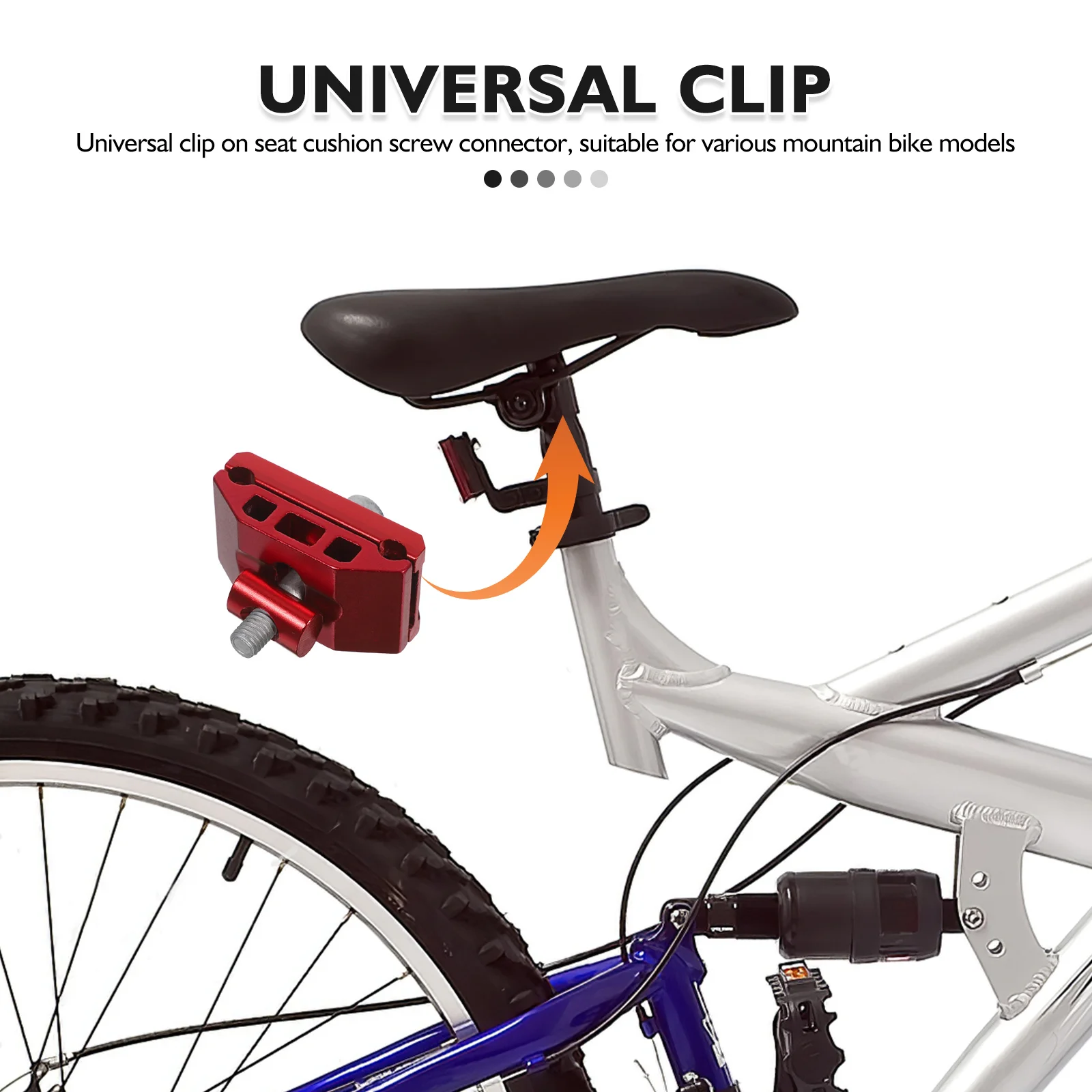 سبائك الألومنيوم دراجة Seatpost المشبك الإفراج السريع جبل البناء المتين تعزيز الاستقرار نماذج الدراجة المختلفة