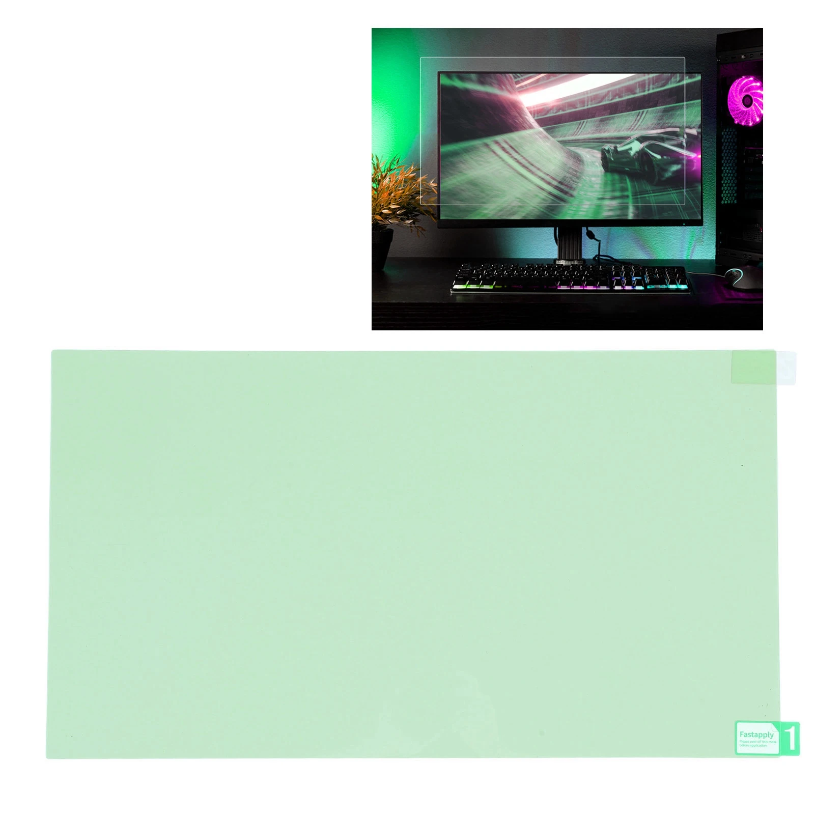 Computer Blue Light Blocking Protector Frosted Anti UV Anti Glare Eye Caring Anti Blue Light Screen Film for 24 Inch 16:9 Screen