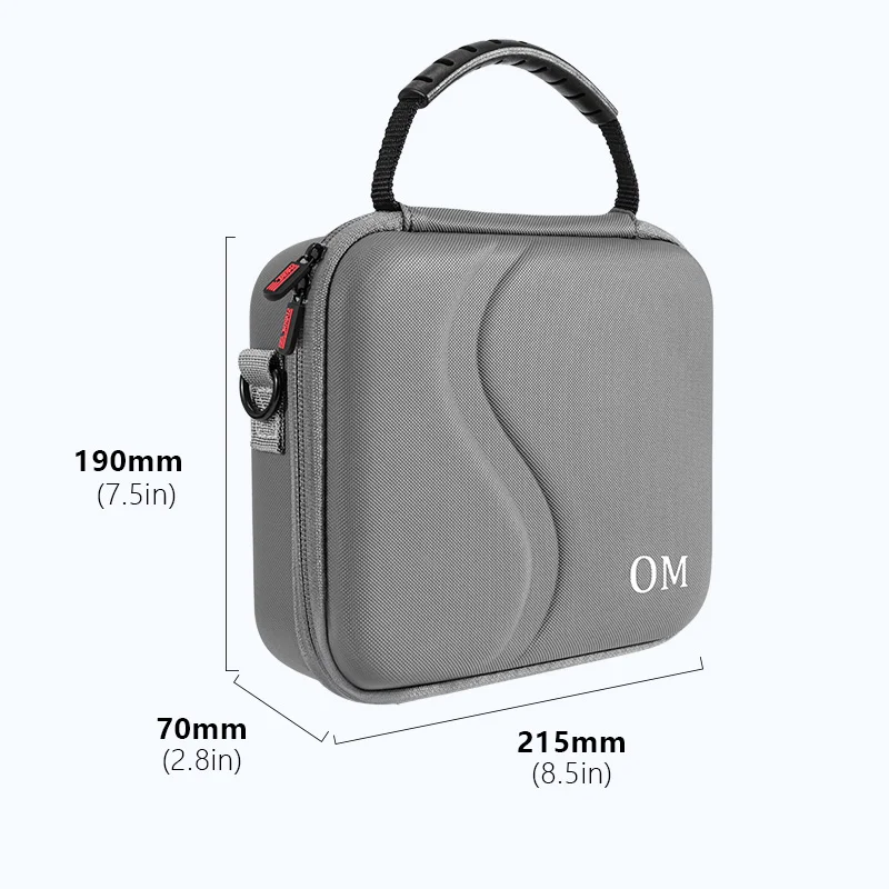 STARTRC OM8 Carrying Case For DJI OM7/7P Portable Storage Case PU Shoulder Bag Travel Handag for DJI Osmo Mobile 7 8 Accessories