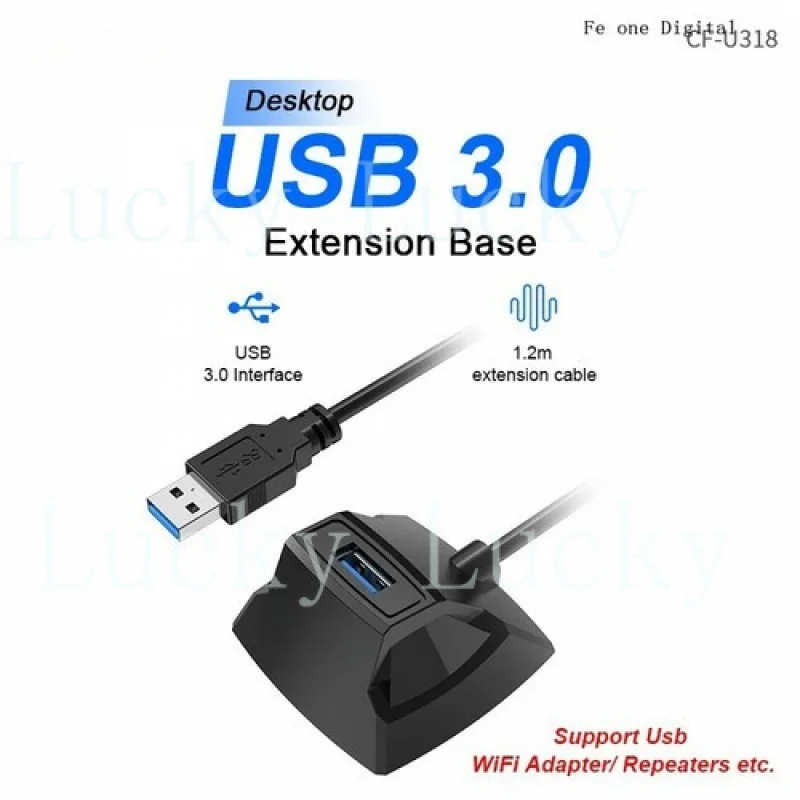 f  for USB3.0 Extension Cable Base High Speed 1.2M Desktop Extension Cable Usb Sockets