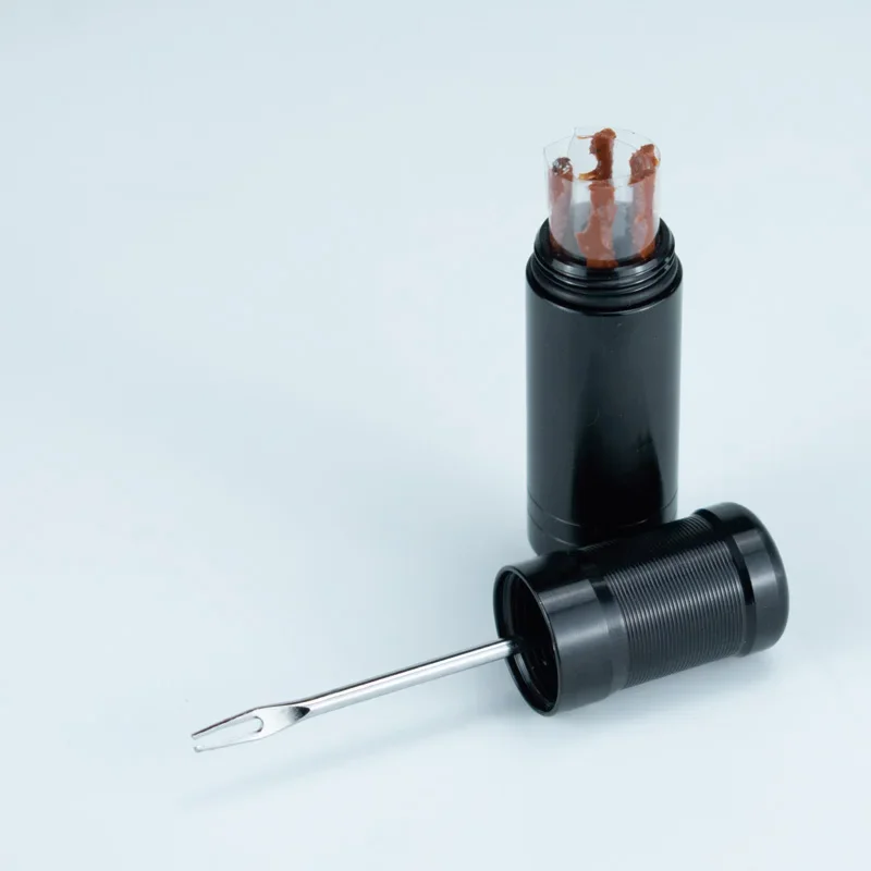 Imagen 4: Bomba de bicicleta CO2 de aleación de aluminio con Kit de reparación de neumáticos sin cámara, válvula Schrader y Presta, inflador de neumáticos de bicicleta CO2 para bicicleta de carretera MTB