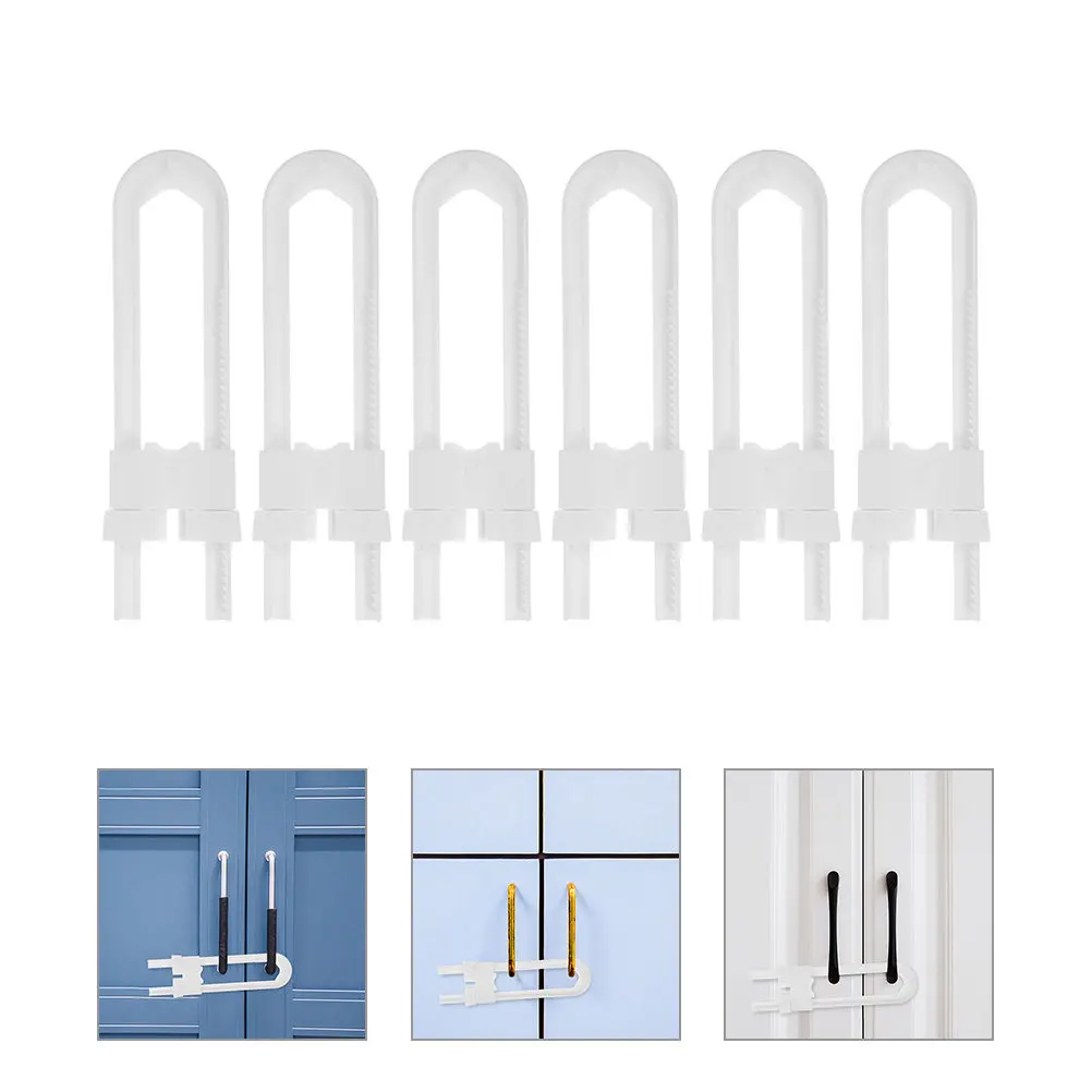 

6Pcs Child Proof Cabinet Locks Baby Safety Locks for Doors Drawers Cupboards Child Safety Latches Baby Proofing Lock