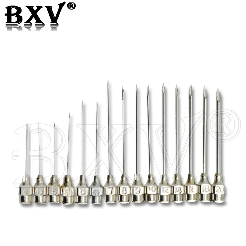 10PCS/LOT 5*20.5MM 5x20.5 Syringe Stainless Steel Needle Veterinary Needle 5.5x24 6x35 6.5x29 7x36 20X38 Dispensing Needle