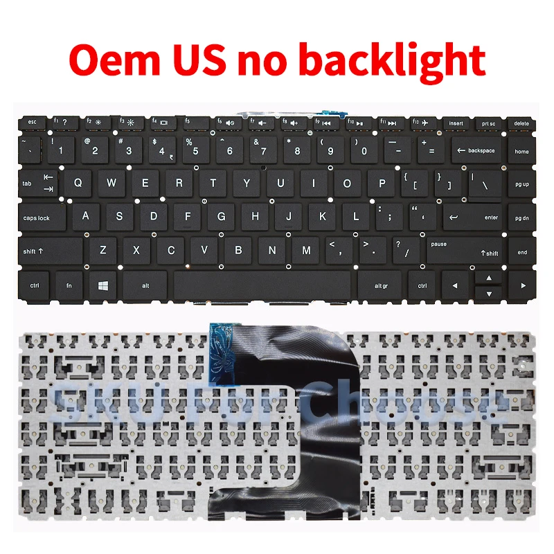 جديد لوحة المفاتيح ل بافيليون 14-AC 14-AD 14-AF 14-AN 14-AM 14-AQ 14-DF TPN-I119 I120 I122 I240 I124 L119 L120 246 G4 240 G4 #2