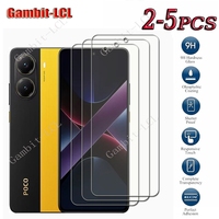 2-5PCS 9H HD Original Tempered Glass For Xiaomi Poco X7 Pro 6.67\
