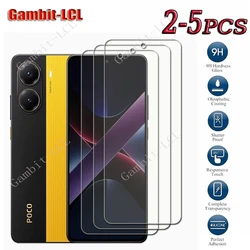 2-5PCS 9H HD Original Tempered Glass For Xiaomi Poco X7 Pro 6.67