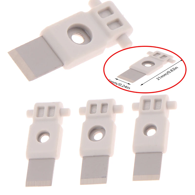 

3Pcs Plastic 0.5mm For Bambu Filament Cutter Blades Replacement For Bambu Lab X1/P1/A1 3D Printers Cutter Spare Parts