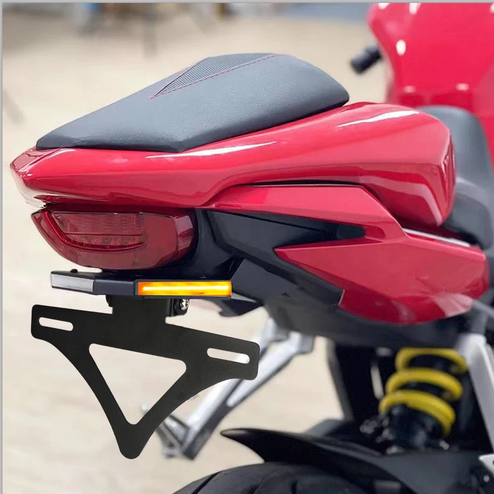 NEW Motorcycle License Plate Bracket Holder For Honda CBR 650R CB650 R 2021 2022 2023 2024 2025 Rear Short Tail Bracket Kit