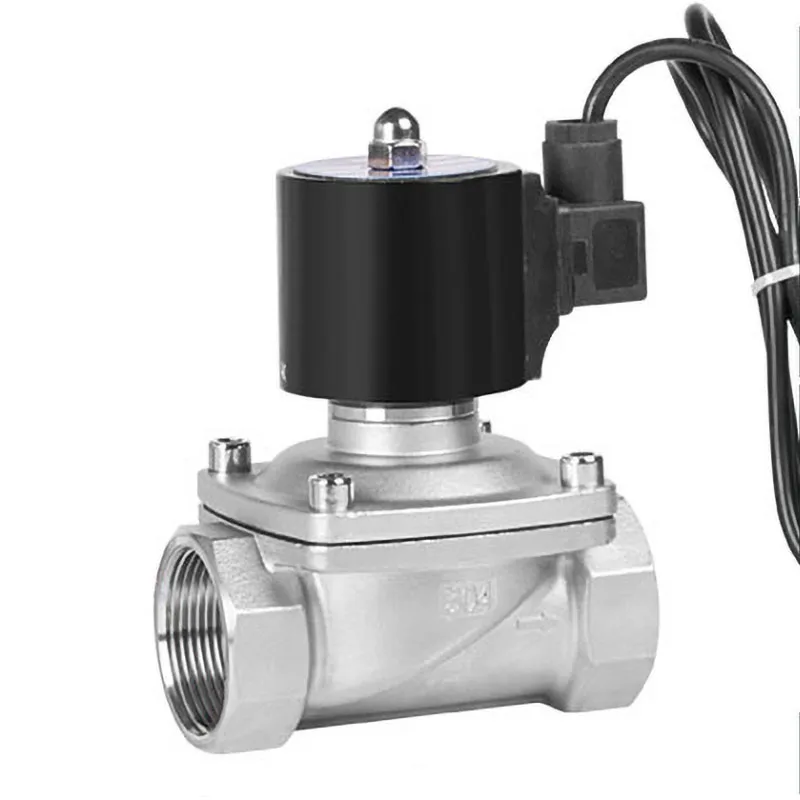 

1-1/2" Stainless Steel Fountain Solenoid Valve 220V 110V 24V 12V 24V Normally Closed Waterproof Solenoid Valves For Underwater