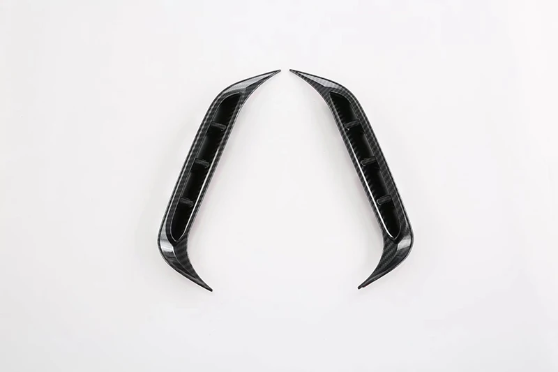 Korea version For Kia Sportage NQ5 2021 2022 Carbon Fiber Style Front Fog Light Lamp Cover Trim Molding Bezel Garnish