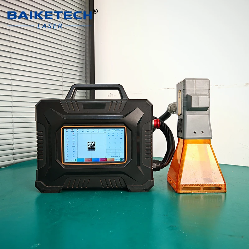 NEW FM-400S Handheld Fiber Laser Marker, 5-8kg Compact Marking Device, Supports Custom Marking for Metals & Selected Plastics