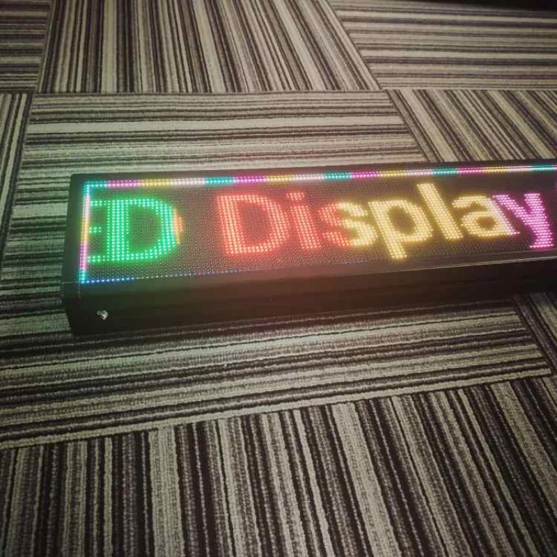 Customized. P4 Led Sign Screen Programmable Message Board Led Billboard Foldable Stand Multiple Color Multi-Language Screen