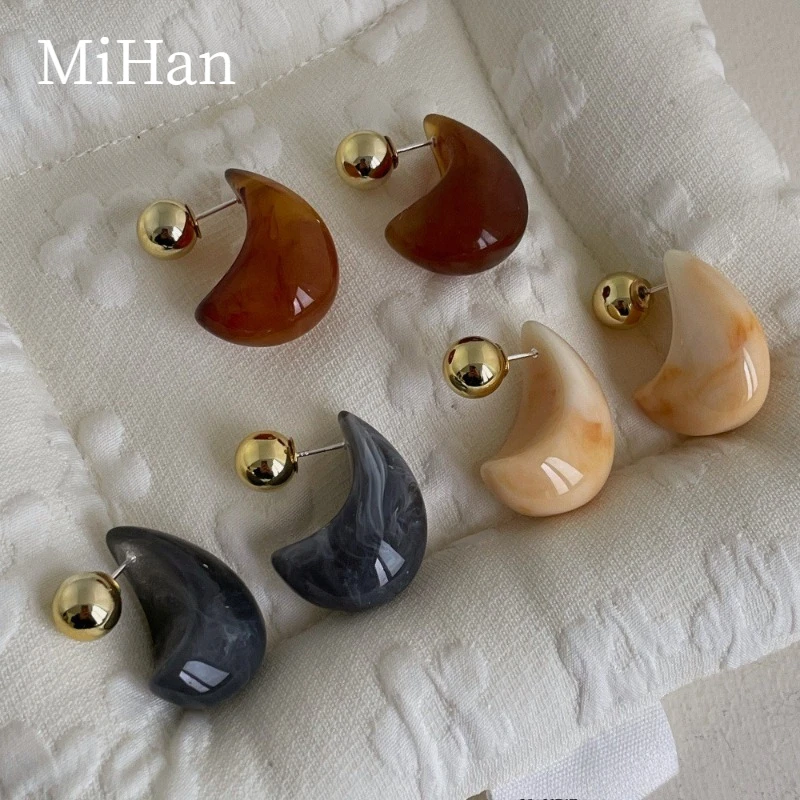 

MiHan Modern Jewelry Sweet Korean Temperament Teardrop Earrings For Women Party Gifts Simply Design Ear Accessories