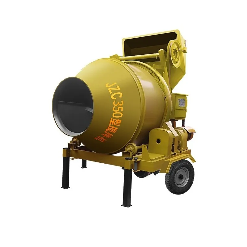Semi-automatic concrete drum mixer, for construction sites, fully automatic tipping bucket mixerc