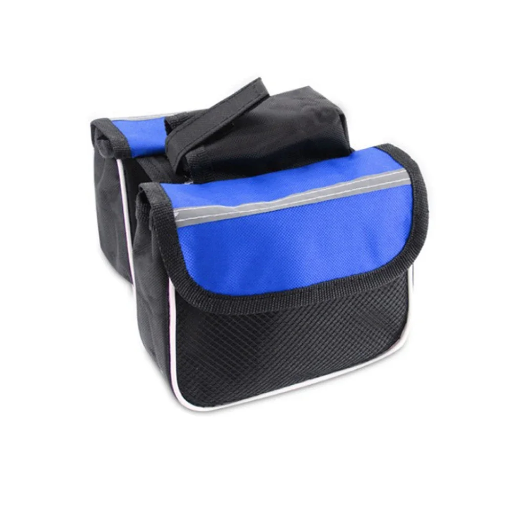 High Quality Bag Saddle Pouch Pannier Polyester Practical Small Pack 14x12x5cm 3 In 1 Bike Bicycle Accessories