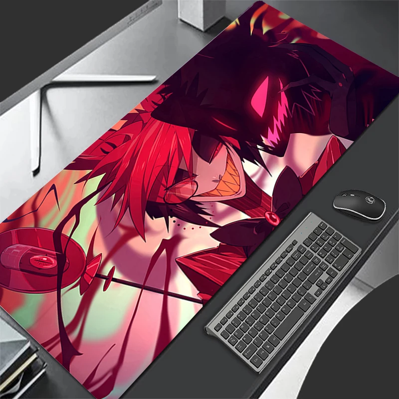 Anime vermelho estendido tapet - Desk Setup Red avaliação e preço