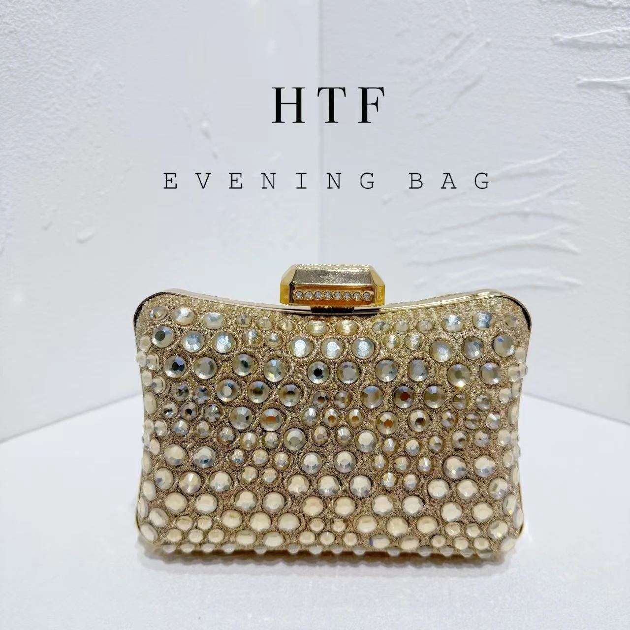 

Gold Glitter Shiny Diamond Women Handbag Luxury Crystal Fashion Clutch Purse For Wedding Party Shoulder Crossbody Bag