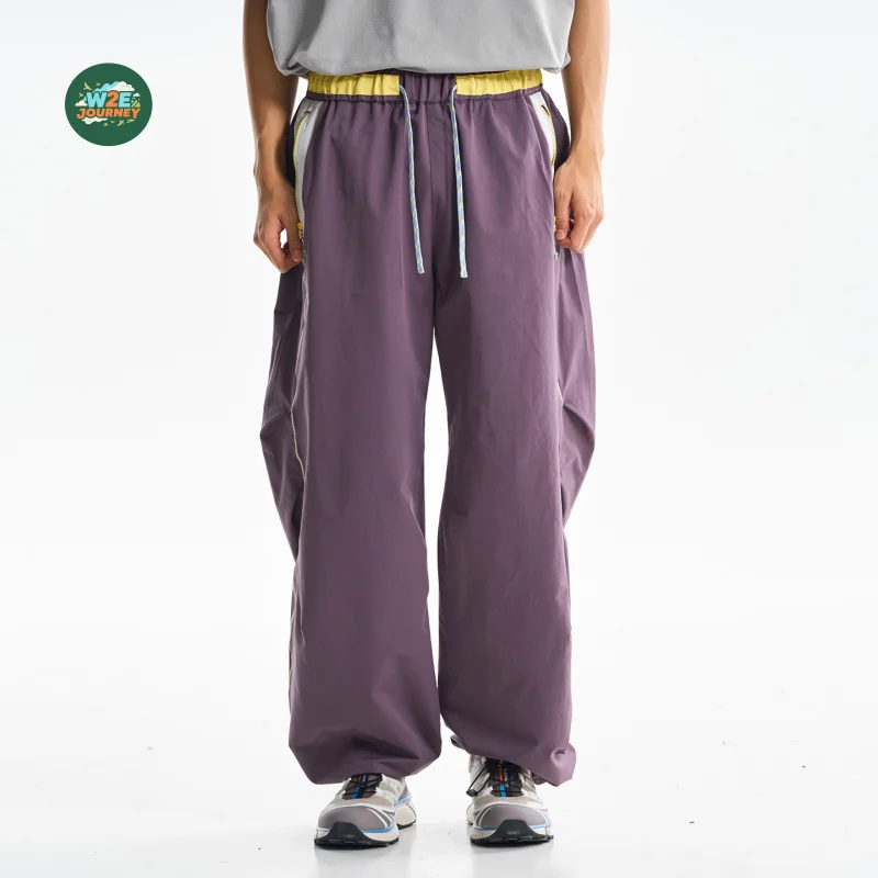 W2EJOURNEY EU US Size Luxury Quality Outdoor Pants Lightweight Casual Lightweight Quick-Dry Curved-Cut Paratrooper Trousers