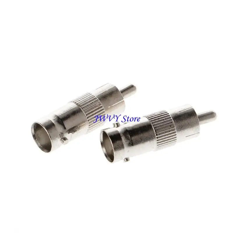 573A 10 PCS BNC Female to RCA Male Plug Coax Cable Adapters