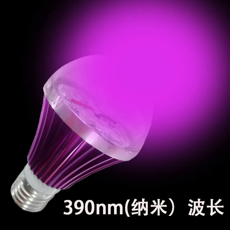 

LED Purple Lamp UV Trap Lamp UV Currency Counterfeit Lamp Purple Light Bulb Bar Cafe KTV Lamp