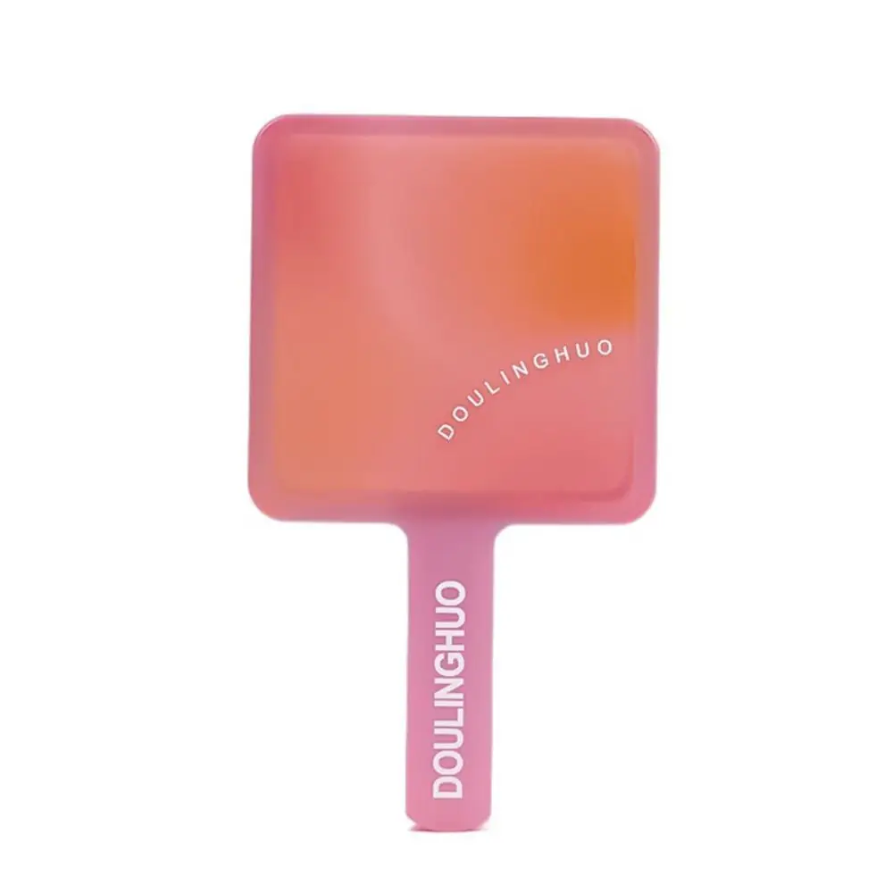 まつげエクステ用ハンドヘルドミラー 化粧鏡 ポータブルメイクアップミラー スクエアハンドヘルドドレッシングミラー メイクアップツール