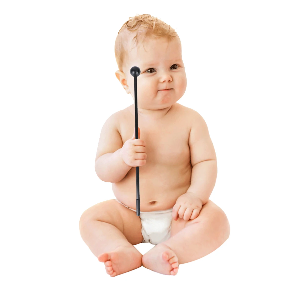 

10pcs Kids Drum Sticks Plastic Handheld Drum Hammer Children Teaching Aids High Quality Long Lasting Educational Gift Black