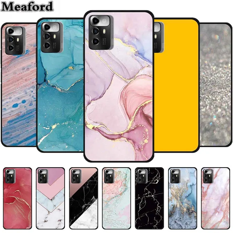 Case For ZTE Blade A72 5G Marble TPU Soft Silicone Back Cover For ZTE BladeA72 5G Phone Cases Shockproof Mica Painted Cute Capa