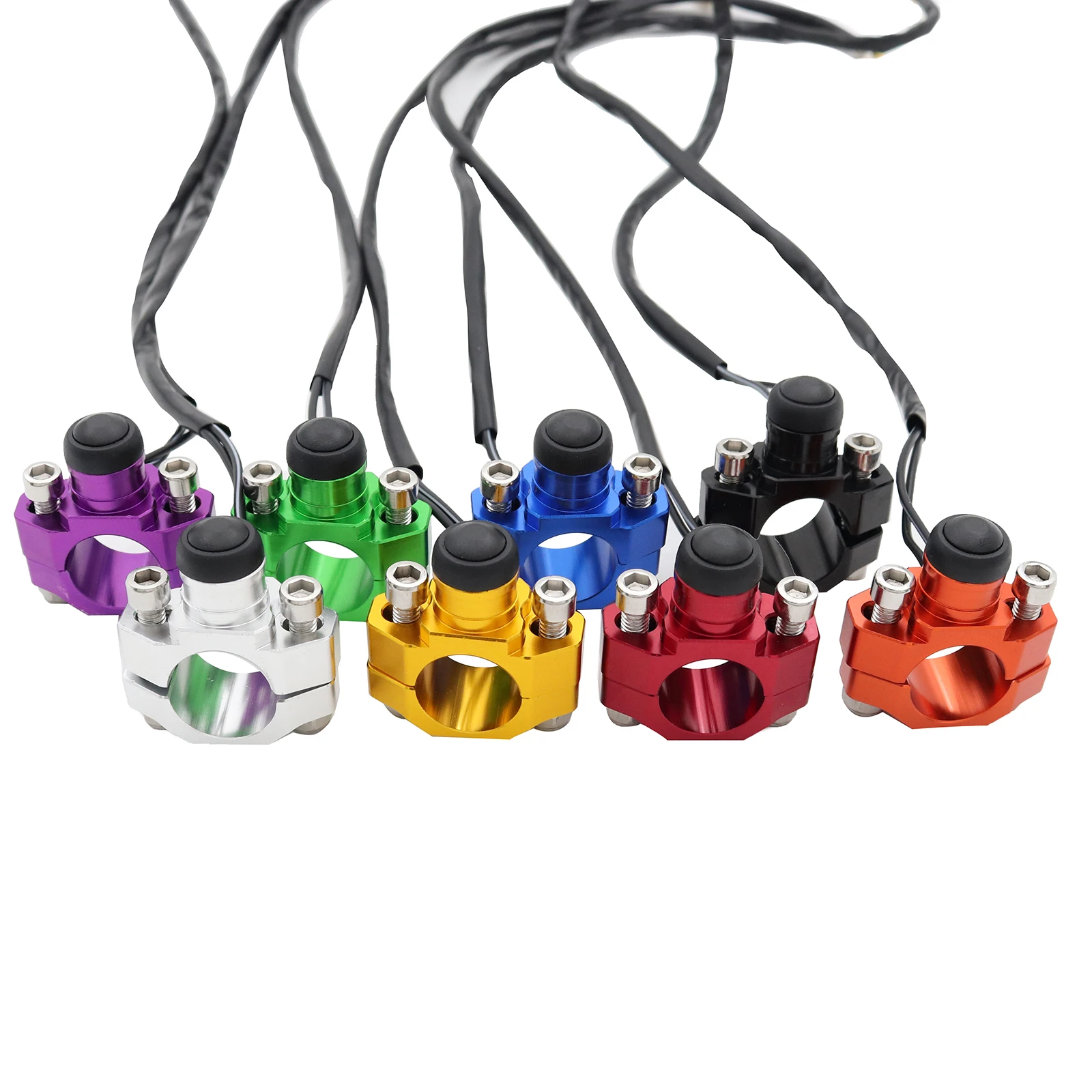 AliExpress NONE Motorcycle CNC Aluminum Start/stop ON/OFF Switch For KTM Honda Kawasaki Yamaha Suzuki ATV Scooter Dirt Bike Universal Accessory