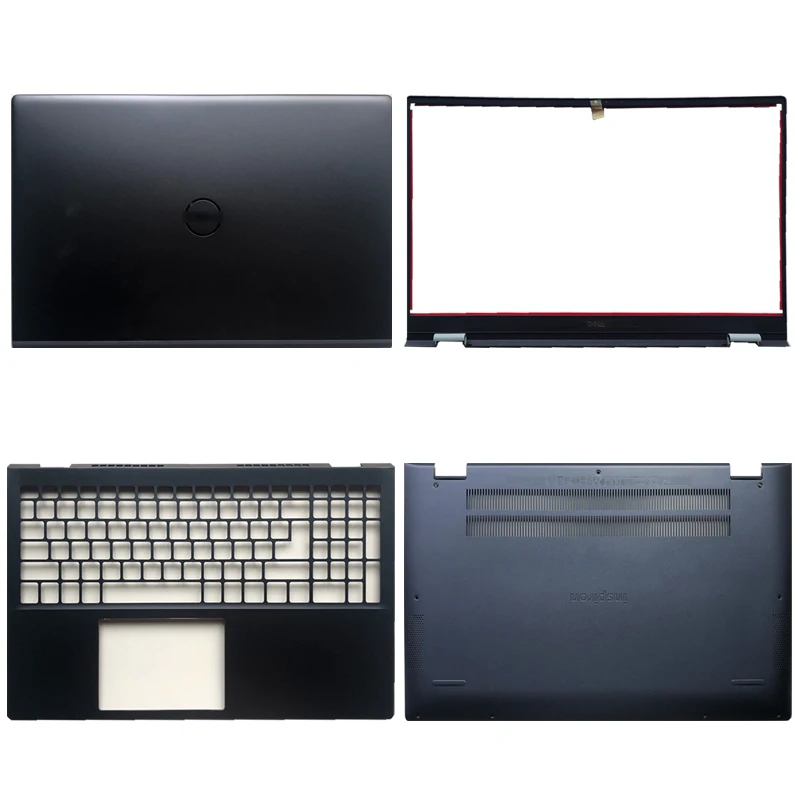 New laptop case for dell inspiron 5501 5502 5504 5505 lcd back cover/front frame/hinges/handrest/bottom case