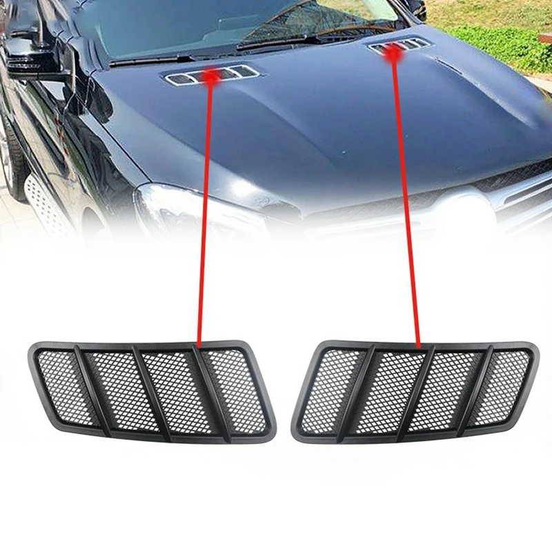

For Mercedes Benz W166 GL GL350 GL450 GL550 ML ML350 ML550 2012 2013 2014 2015 Front Hood Vent Grille Air Flow Intake Hood