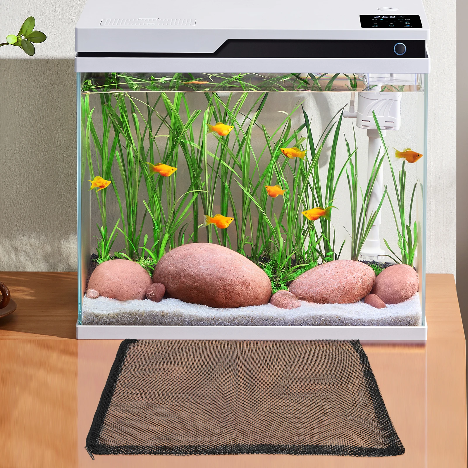 

8 Pcs Fish Tank Filter Bag Aquarium Media Bags Fine Mesh Cotton/filter Activated Carbon for