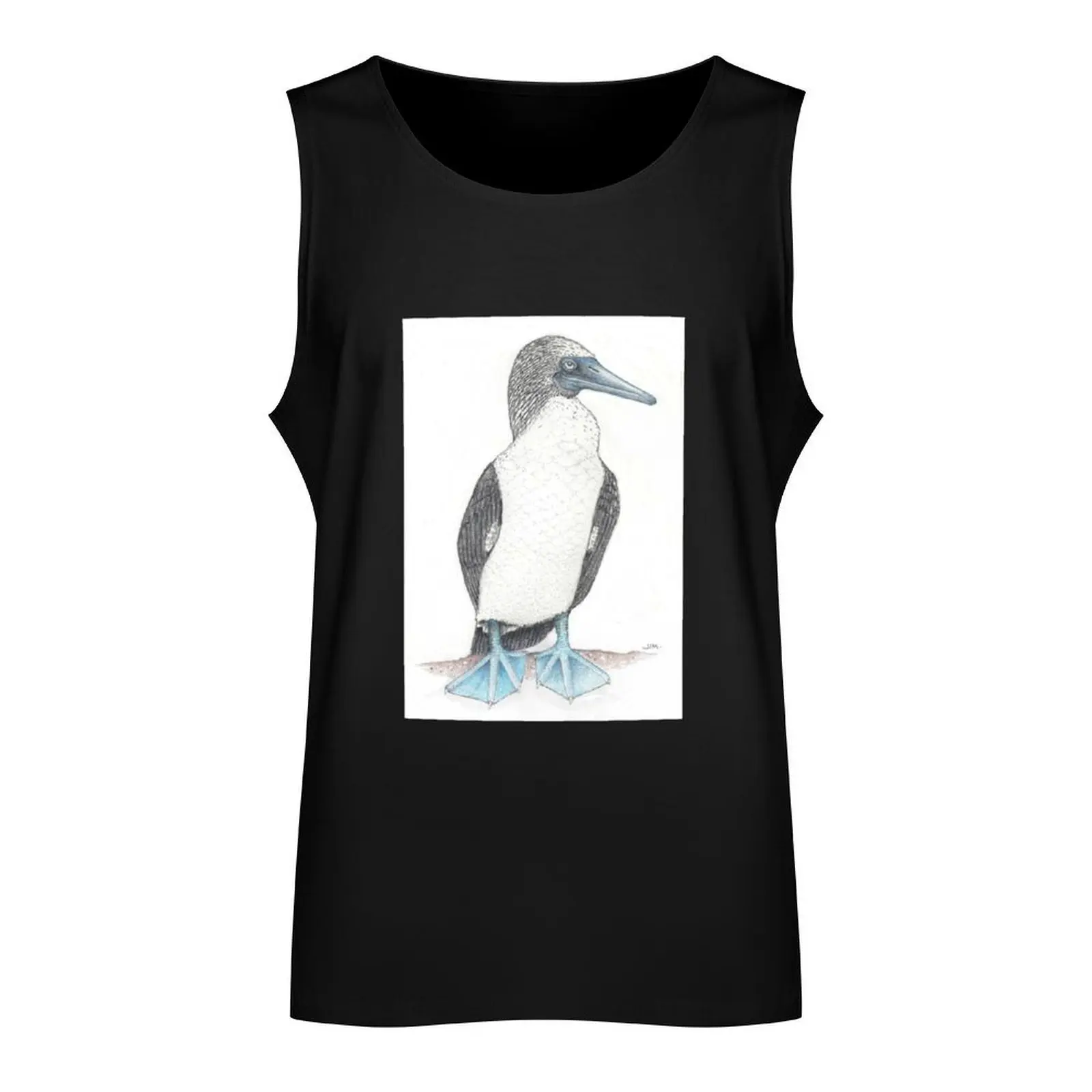 barefooted blue footed booby Tank Top Man summer clothes men clothings gym wear men muscular man