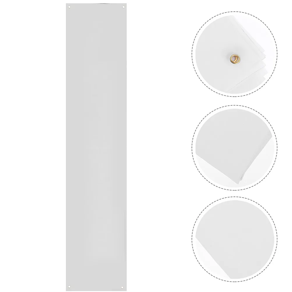 

4Pcs Large Sublimation Polyester Blank Banners Hanging Rope Indoor Outdoor Wall Party Birthday Halloween Thanksgiving Decor