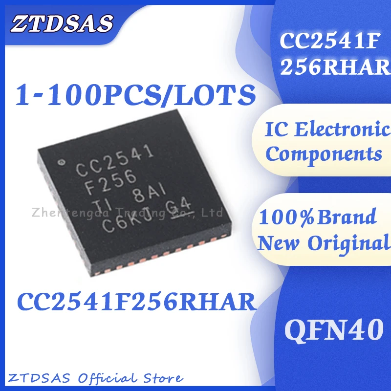 

1-100pcs New original CC2541F256RHAR CC2541F256 IC MCU QFN40