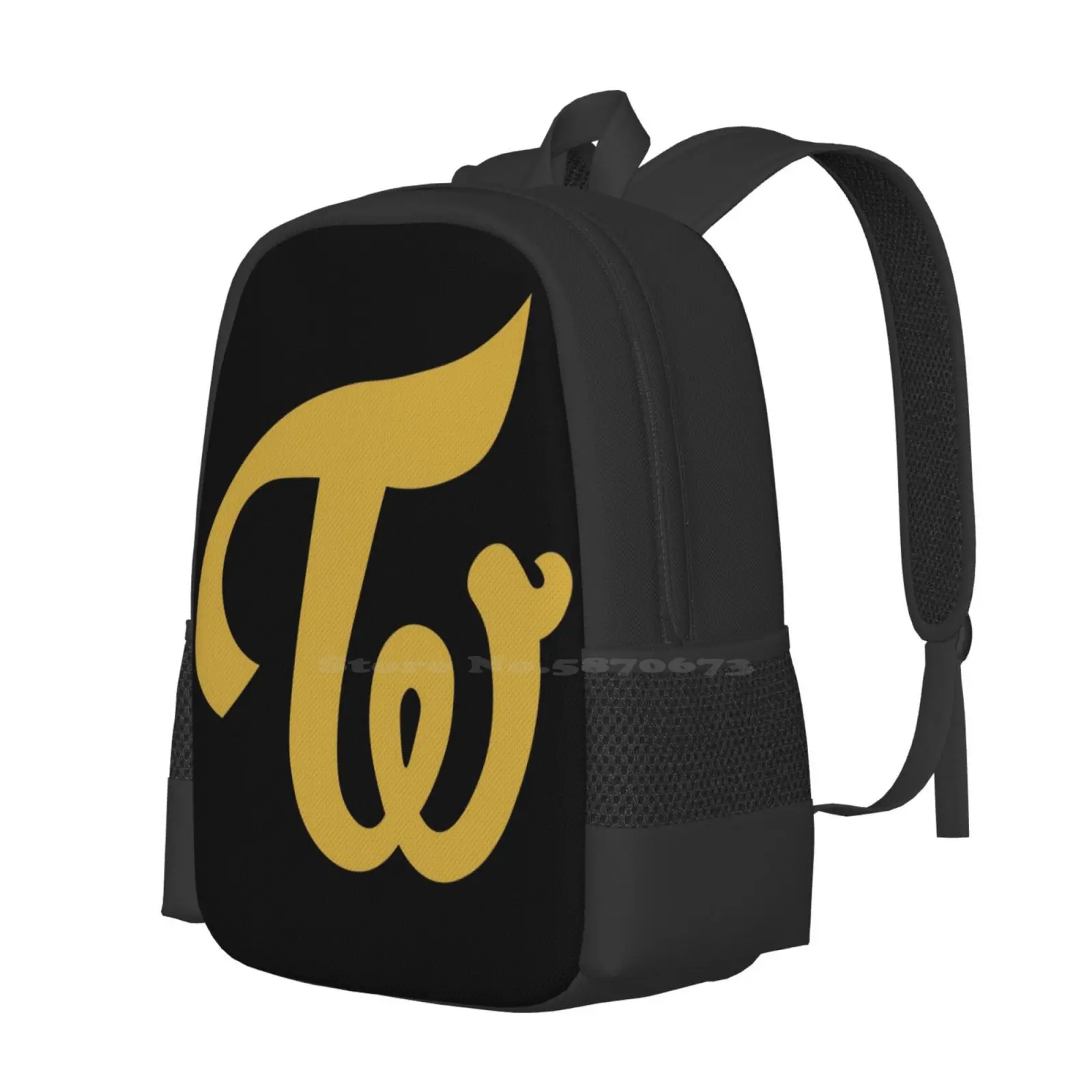 Twice Logo-More & More Hot Sale Backpack Fashion Bags Twice Logo Twice Symbol More And More Ot9 Nayeon Jeongyeon Momo Sana