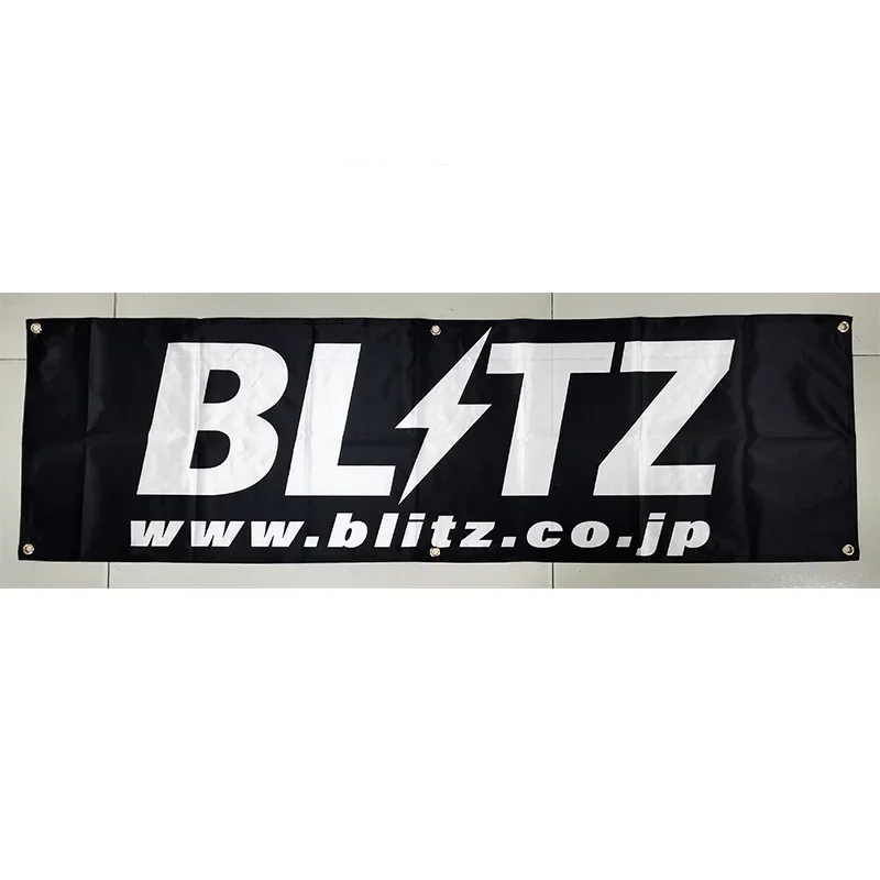 130G 150D Material Blitz Black Banner 1,5ft*5ft (45*150cm) Größe für Home Flag Indoor Outdoor Decor