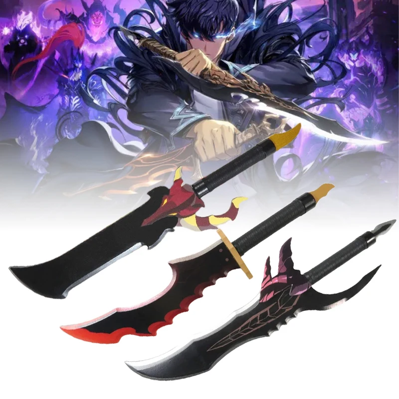 58cm Xiaoyu Cheng Katana Mizushino Shun Sword Anime Solo Leveling Cosplay Prop Ninja Knife Real Japanese Katana Samurai Sabre