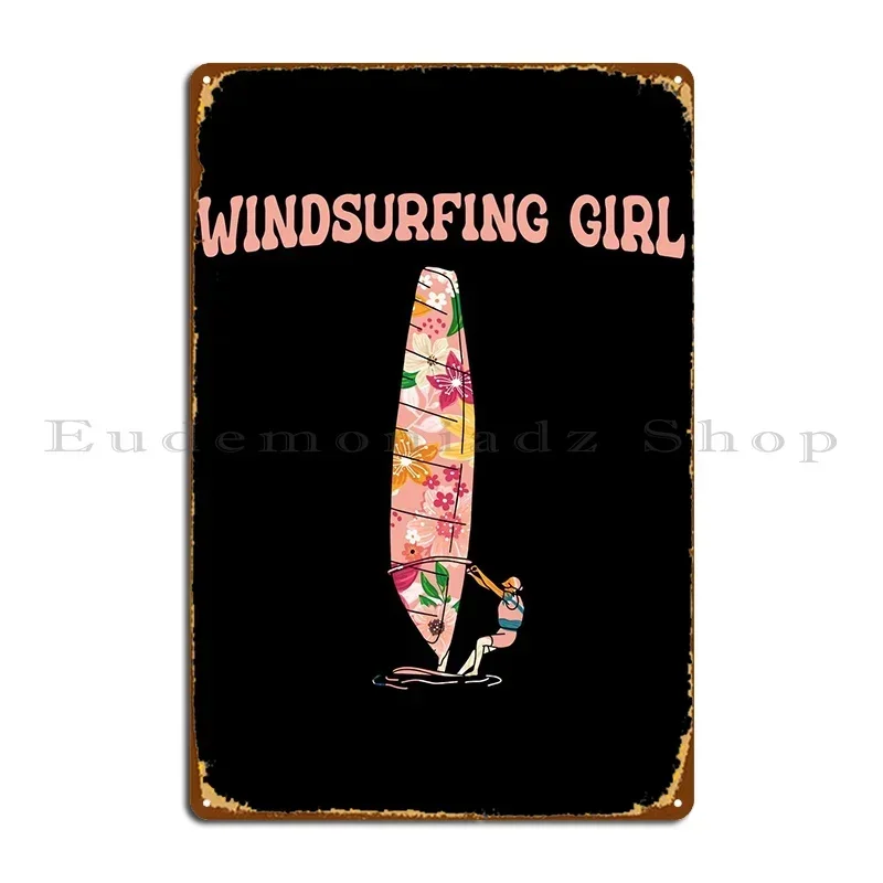 Windsurfing Windsurf Metal Sign Cinema Garage Wall Plaque Character Club Tin Sign Poster
