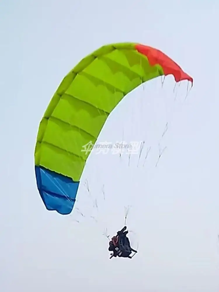 1m Afstandsbediening Power Paraglider Droneleaf 1.0 Loop het kind om de hondgoden te plagen Stunt Vliegende parachute Helder model