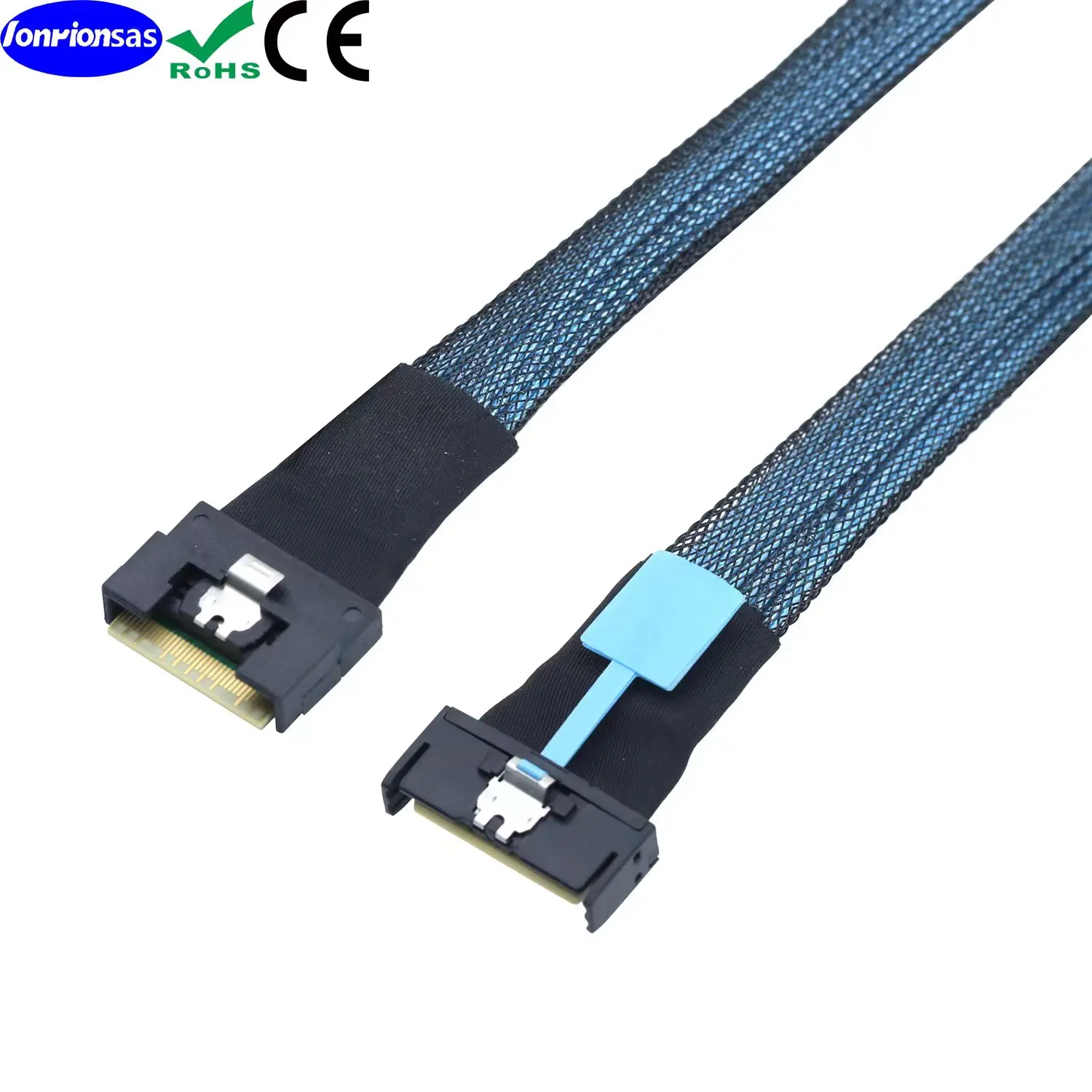 Imagem -06 - Mini Cabo de Extensão Pci-e 5.0 com Borda Legal io Mcio 74pin para Tudo Incluído Slimline Slimline Mas 4.0 24 Gbps