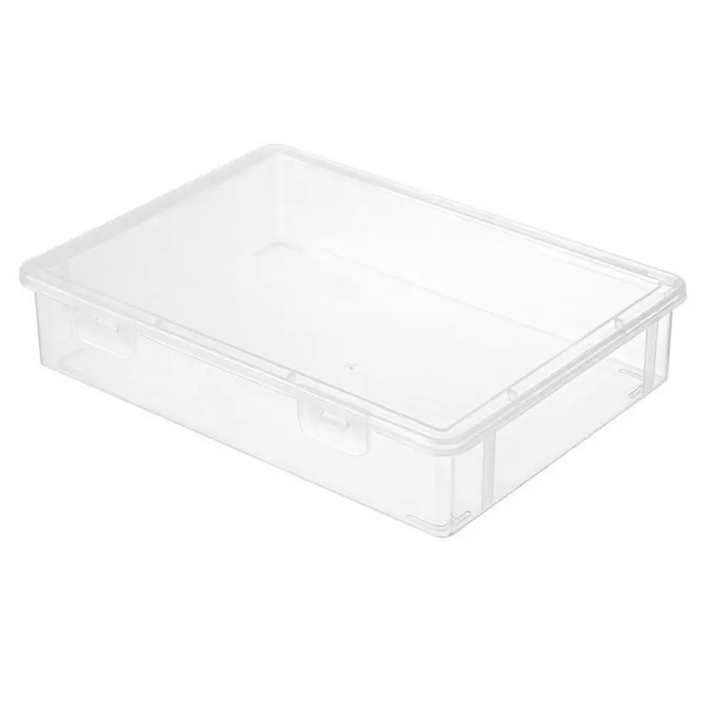 

Data Sorting File Box Certificates Storage Case Desk Organizer Classification Folder Document Storage Box Dustproof PP Plastic