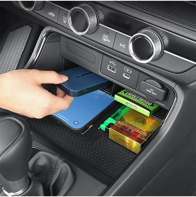 Für Honda CR-V CRV 6. Generation 2023 2024 2025 2026 Hybrid Auto Mittelkonsole Aufbewahrungsbox Halter Ablage Organisationszubehör – Detail 7