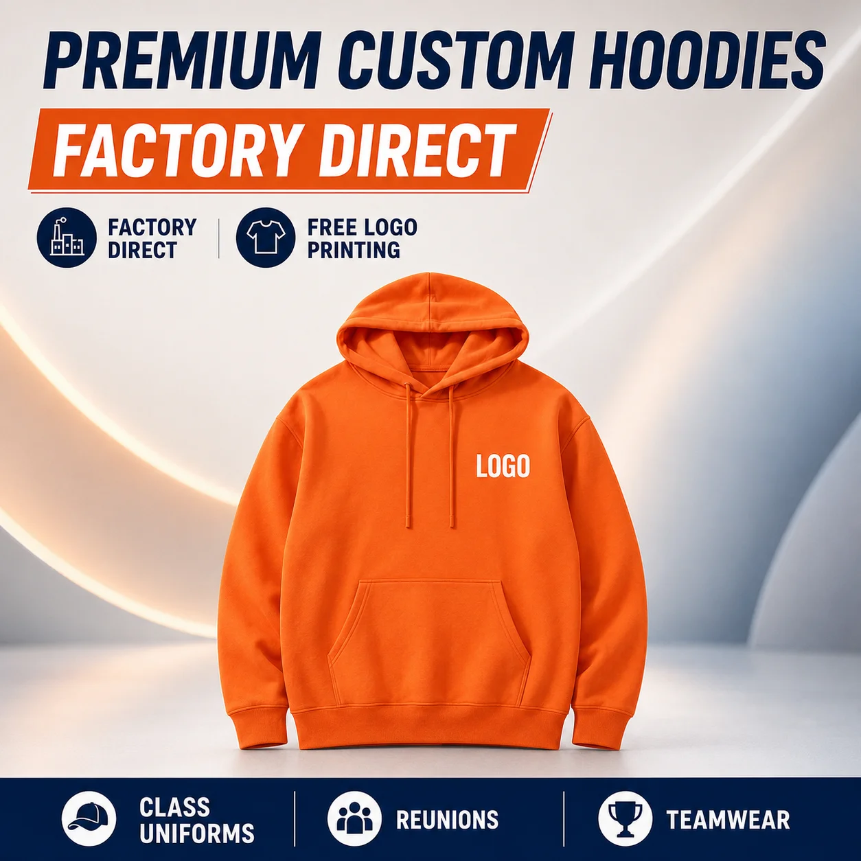 Uniforme de travail personnalisé avec sweat à capuche et logo, manteau pull-over, uniforme d'équipe à manches longues, vêtements personnalisés DIY