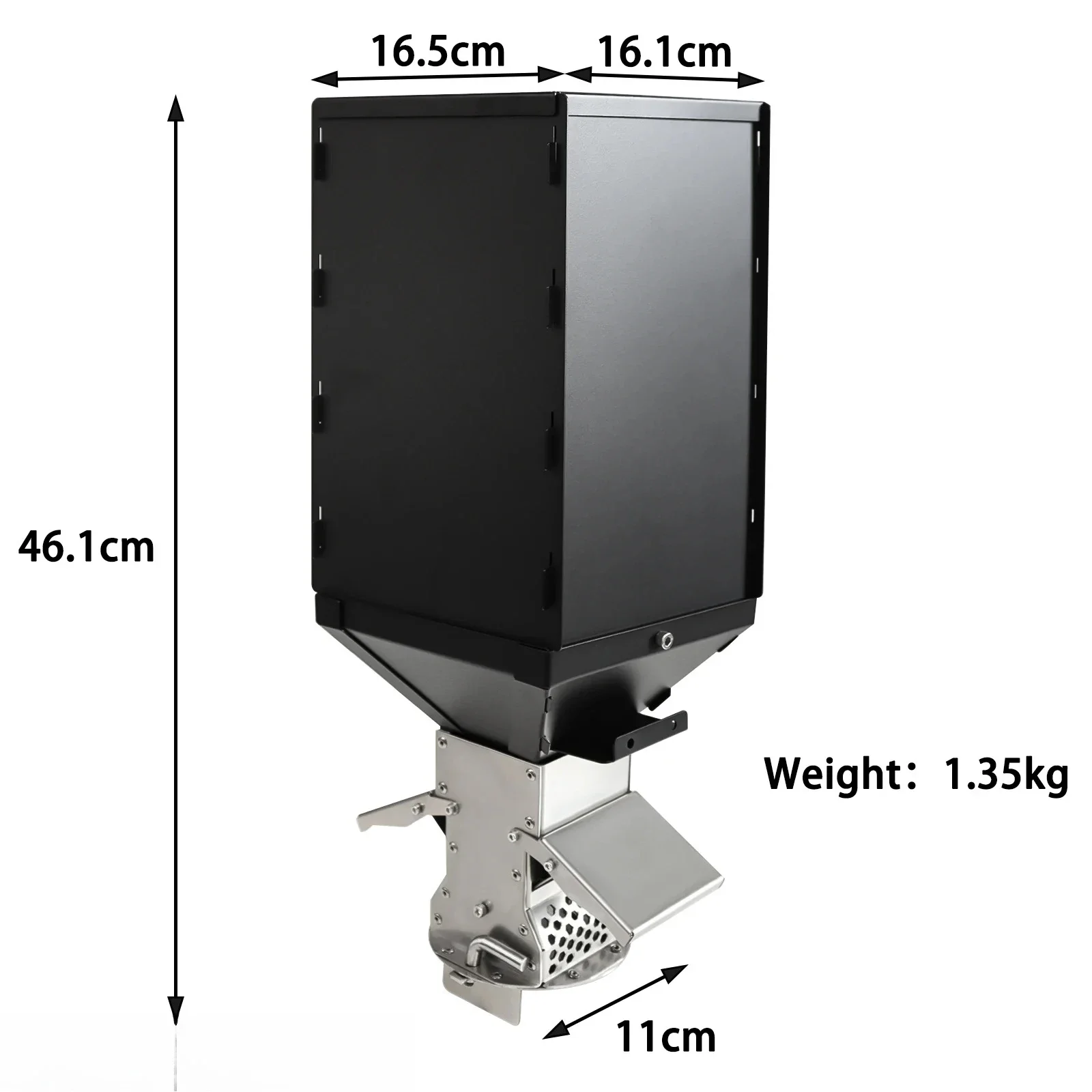 Portable Steel Fire Wood Heater Stove with Temperature Control Camping Oven for Picnic Cooking and Tent Stove Use