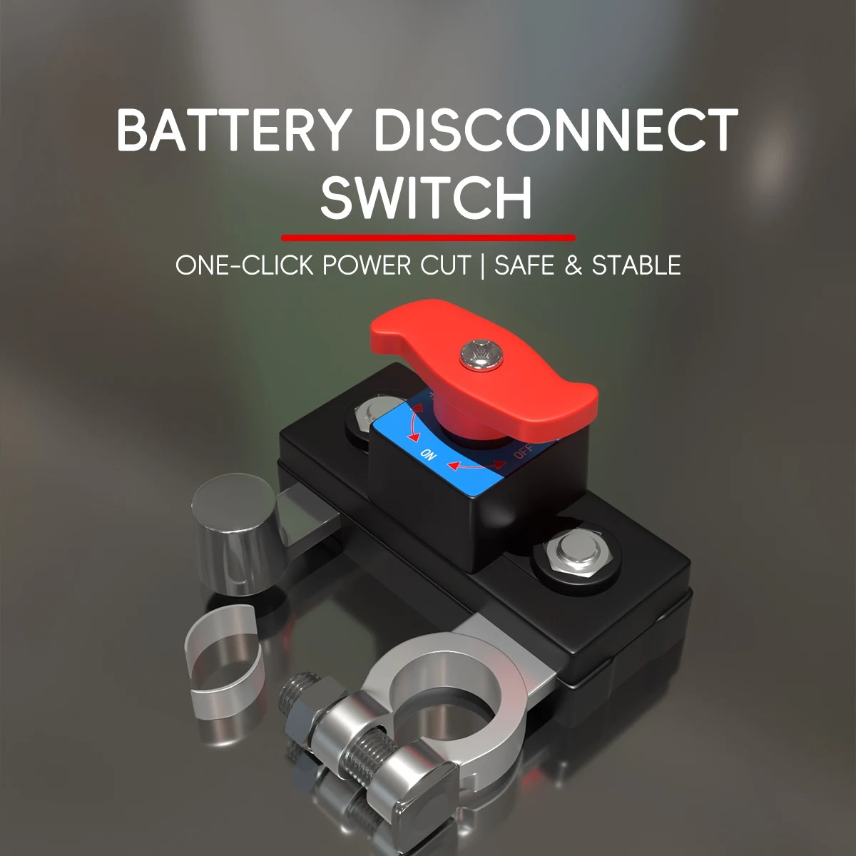 Car Battery Cut Off Switch 12V/24V ﻿Disconnect Automatic Circuit Breaker Anti-Power Off Leakage Protector Universal Auto Parts