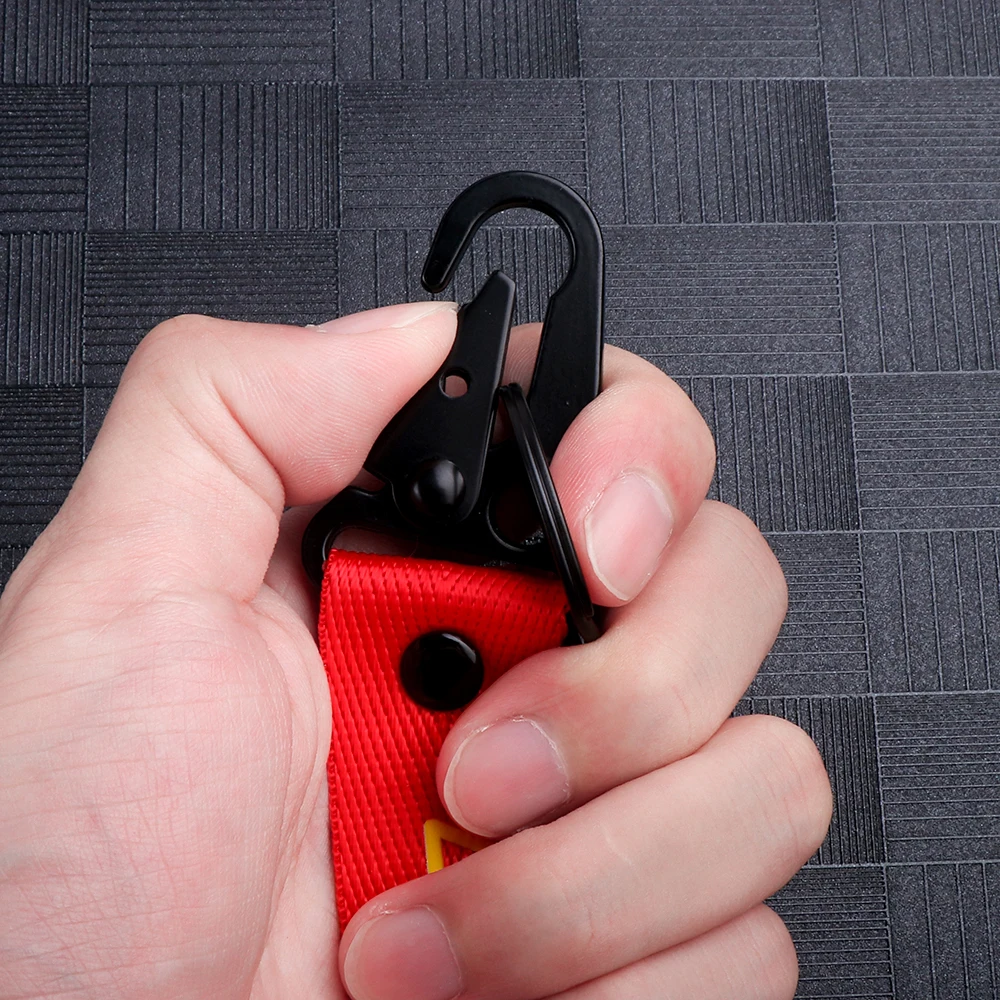 1pcs  Metal Nylon Ribbon Key Chain Key Ring For Audi A4 A5 S3 S5 A3 8p 8v b6 b8 S8 S4 B9 C7 8P 8V 8L RS RS3 RS4 Auto Accessories