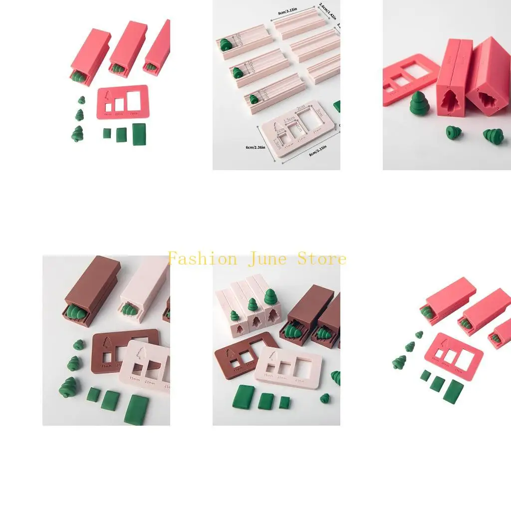 

N5KA Набор инструментов для изготовления бусин из полимерной глины для серег ручной работы, ожерелья, дизайн рождественской для